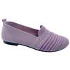 Purple cloth shoes for women's new spring and summer breathable flying woven mesh shoes with shallow