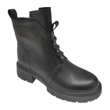 High thick soled Martin boots for women's new autumn/winter plush British style leather boots