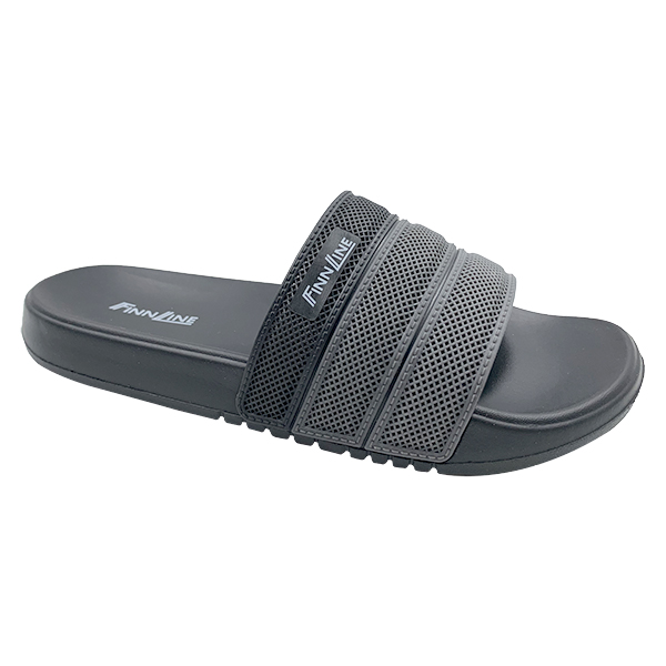 Versatile dark gray men's non smelly feet for outdoor wear summer home use indoor bathing home use anti slip thick soled anti odor cool slippers