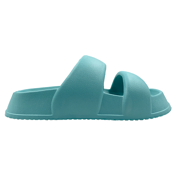 Dark green thick soled two character slippers for women suitable for taking a shower in the bathroom with anti slip soft soles for wearing women's shoes outside
