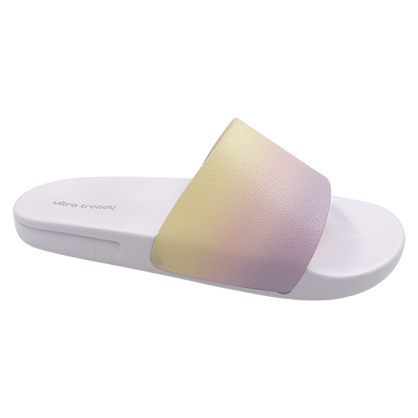 Gradient upper light purple single line slippers can be worn externally simple women's shoes slippers