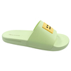 Summer new smiley face slippers women's home bathroom slippers one line slippers