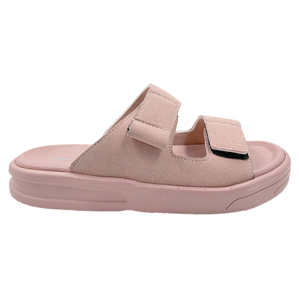 Pink women's thick soled two character sandals for casual daily wear lightweight and breathable suitable for outdoor beach wear