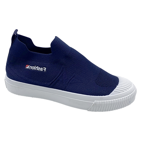 Breathable fly woven canvas with soft sole for comfortable thick sole casual and fashionable canvas shoes