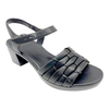 Strap sandals women's summer new elegant solid color thick heel high