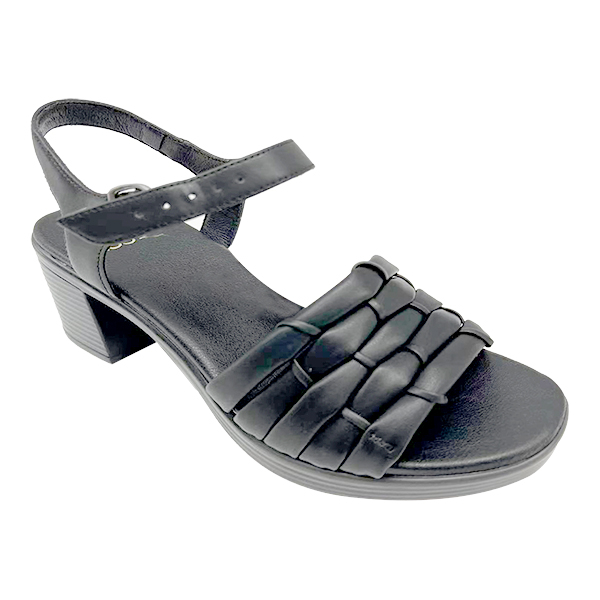 Strap sandals women's summer new elegant solid color thick heel high