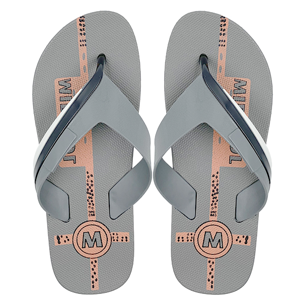 New men's flip flops with color blocking for beach wear and anti slip outdoor men's flip flops