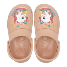 Children's Cave Shoes Summer New Style Girls' Baotou Slippers Medium sized Children's and Girls' Anti slip Beach Shoes