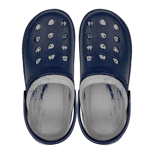 Outdoor comfortable lightweight breathable anti slip two-piece perforated shoes for couples in spring and summer
