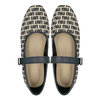 New flat heel French style Mary Jane single shoe black versatile boat shoes