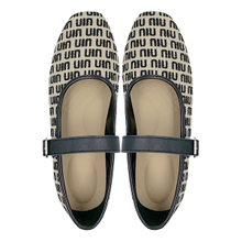 New flat heel French style Mary Jane single shoe black versatile boat shoes