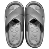 Women's summer slippers for outdoor wear indoor home decor plus size cross big bread thick soft sole beach wide chubby feet cool slippers