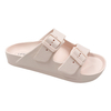 Light pink EVA lightweight anti slip casual shower slippers Haken outdoor beach slippers women's summer