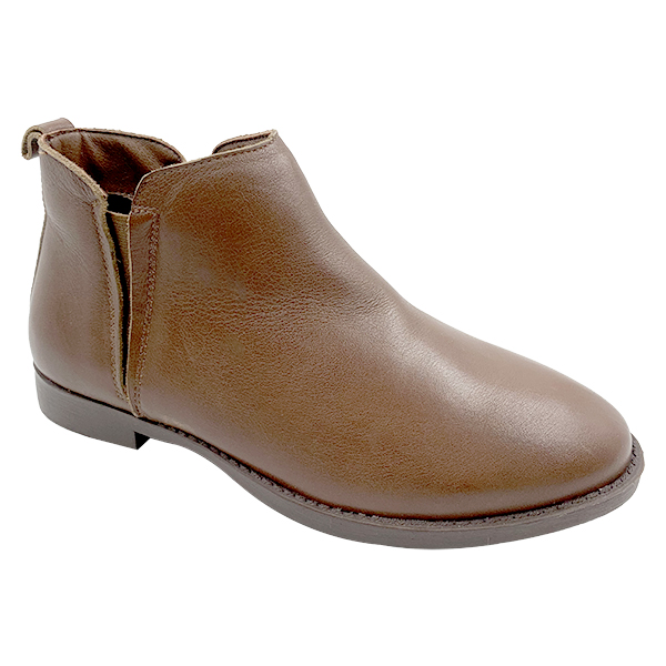 Autumn small leather boots new genuine leather Martin boots for women top layer cowhide flat bottom short boots