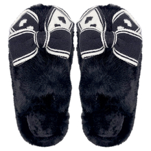 Baotou Home Shoes Creative Sweet Bow Warmth Indoor Casual Stepping on Shit Feel Women's Winter Internet Red Cotton Slippers