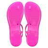 Pvc Women'S Shoes Y-Shaped Beach European Style Plastic Flat Heel Fashion Sandals
