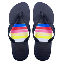 Striped Design Multi Color Hot selling Good Quality beach Casual Use Slippers For Unisex