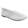 Women's breathable white fly woven mesh shoes with shallow breathable and anti slip bean shoes