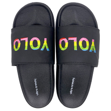 Black New Letter Embroidered One word Slippers for Men and Women Summer 2023 New Indoor Home Soft Sole EVA Couples Home Slippers for Men and Women Can be Outfitted
