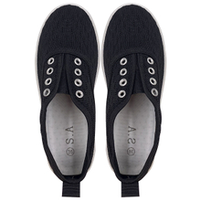 Solid color thick top versatile lazy person kicks thick sole casual high-quality canvas shoes small white shoes