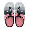 Gradient colored perforated shoes for women new summer outerwear with a sense of stepping on poop thick sole toe cover and half slippers