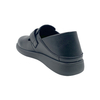 New women's fashionable belt buckle casual shoes with simple and solid color single shoes