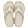 Women's beige thick bottom flip flops for summer wear non slip casual versatile beach sandals