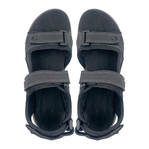 New summer sports and leisure sandals for men made of genuine leather with Velcro for outdoor beach wear
