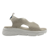 Sandals women's summer new soft sole fly woven thick sole sponge cake sports Roman beach shoes