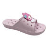 EVA integrated cartoon bathroom slippers with water leakage anti slip soft bottom and breathability