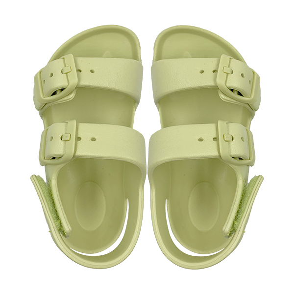 EVA boys' and girls' one-piece slippers with soft sole children's back strap anti slip and anti slip buckle sandals for outdoor wear on the beach