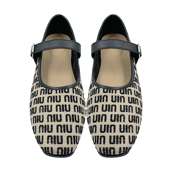 New flat heel French style Mary Jane single shoe black versatile boat shoes