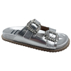 Thick soled wear-resistant soft leather Boken shoes casual one-piece slippers worn with belt buckles semi cool slippers
