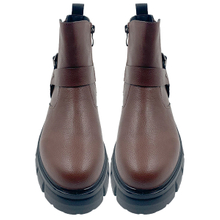 Girls' leather boots Spring and Autumn new Korean version single boot short boots Little girls' soft soled Martin boots