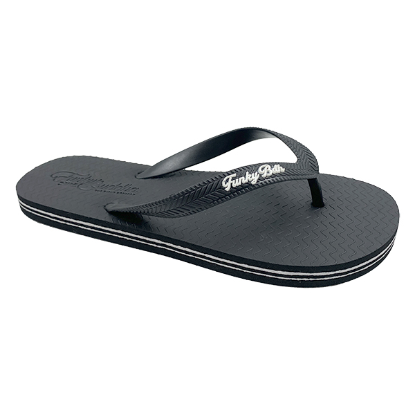 Black anti slip flip flops for women Instagram trendy couple flip flops beach beach sandals summer outdoor wear