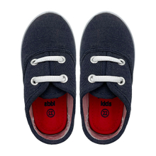 Kids Denim Blue Slip-on Shoes