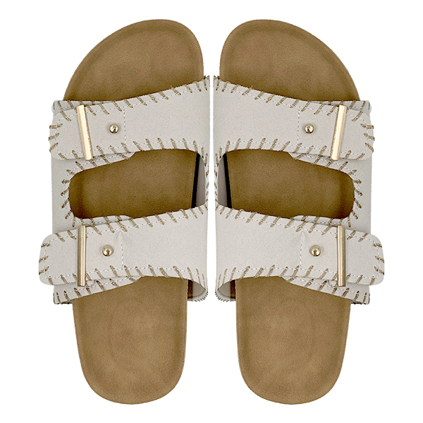 Women's soft soled Boken sandals for outdoor wear summer retro casual versatile leather comfortable beach shoes thick soled straight drag