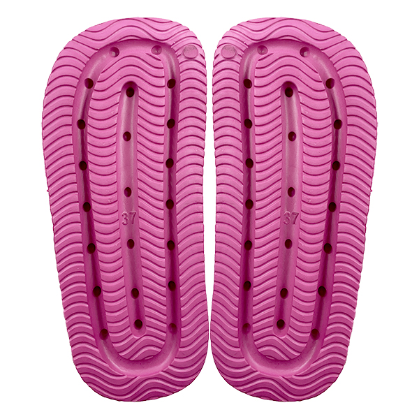Purple red thick soled two character slippers for women suitable for taking a shower in the bathroom with anti slip soft soles for wearing women's shoes outside