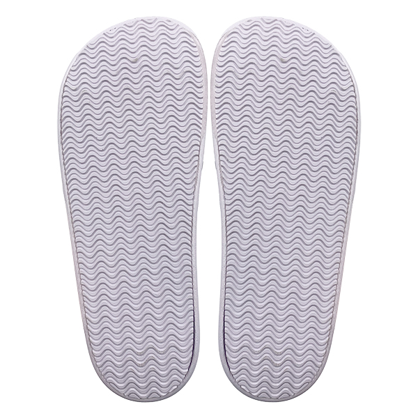 Light purple single line slippers with anti slip soft sole can be worn externally Simple women's slippers