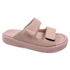 Pink women's thick soled two character sandals for casual daily wear lightweight and breathable suitable for outdoor beach wear