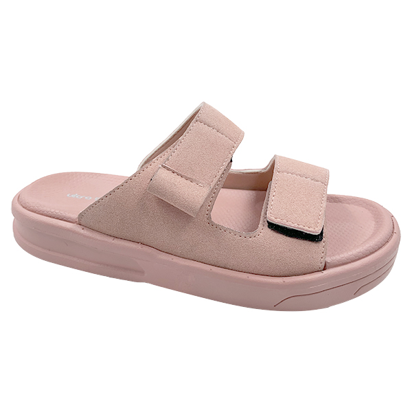 Pink women's thick soled two character sandals for casual daily wear lightweight and breathable suitable for outdoor beach wear
