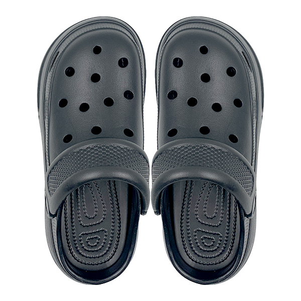 Thick sole 7cm height increasing toe cap slippers for women fashionable summer anti slip hole shoes