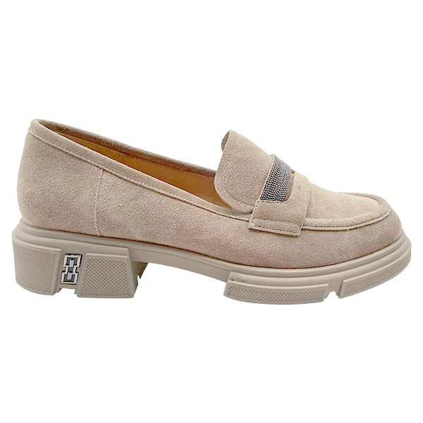 Little Leather Shoes for Women New Spring Thick soled Sponge Cake Shining Face British loafers Soft soled Shoes