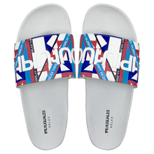 Summer couple slippers men's and women's outdoor wear graffiti home versatile one line mop