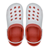 Outdoor comfortable lightweight breathable anti slip two-piece perforated shoes for couples in spring and summer
