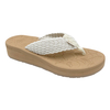 Summer New Women's Slope Heel Simple Daily Sandals Wear resistant Casual Fashion Flip flops