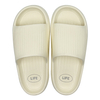 Light yellow EVA thick soled sandals for women's summer outdoor wear with a sense of stepping on poop suitable for indoor home use