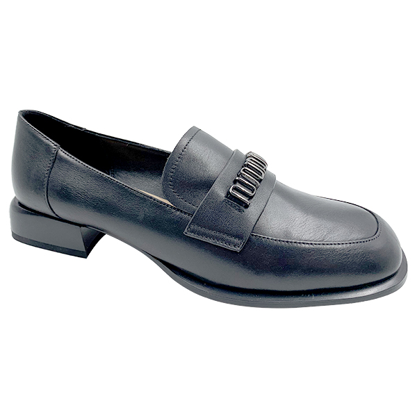 Women's thick soled loafers women's new spring single shoes small height increasing British style small leather shoes