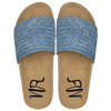 New thick soled slippers for women worn on the outside with a 5CM hemp rope heel and a straight toe exposed fashion sandals