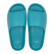 New aqua green EVA foot poop feeling fashionable women's summer outerwear home anti odor straight drag